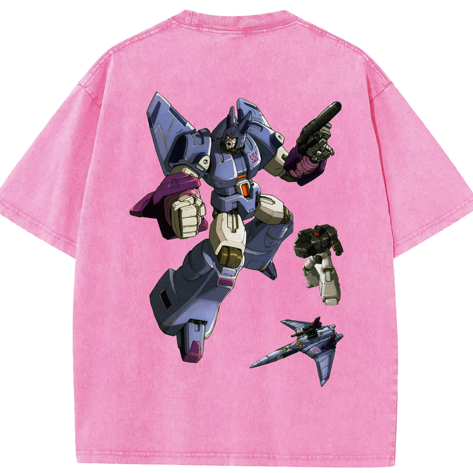 （画像用）  綿100% ヴィンテージ風 半袖Tシャツ（背面プリント）